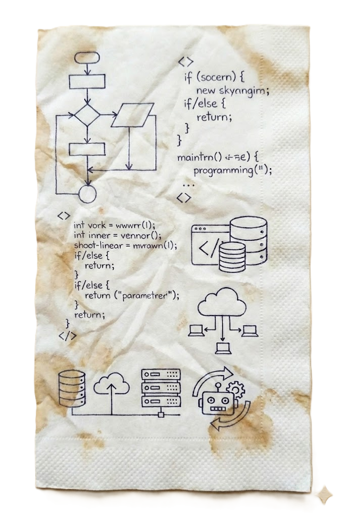 Boceto en servilleta